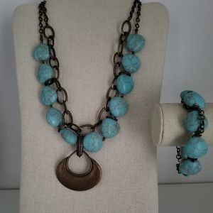 Premier Designs Resort Necklace and Bracelet